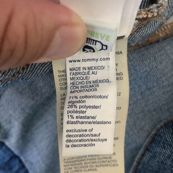 S M Tommy Hilfiger Jeans 78F0882 495 Denim Jacket NWT - Picture 9 of 14